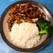 Butter Fried Chicken on Rice